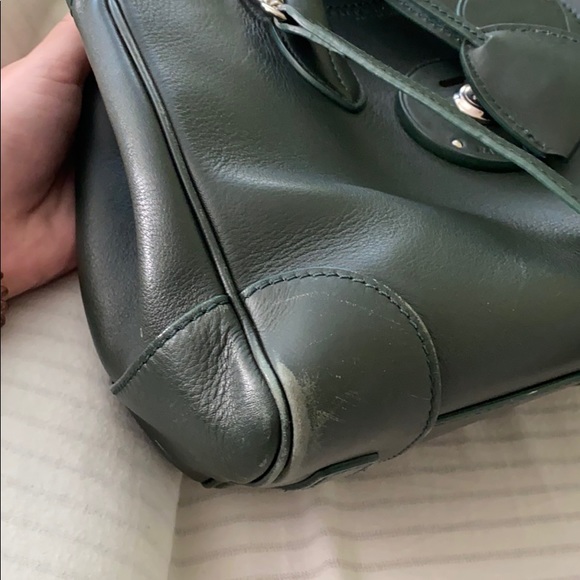 Ralph Lauren soft Ricky small leather tote bag - Picture 4 of 12